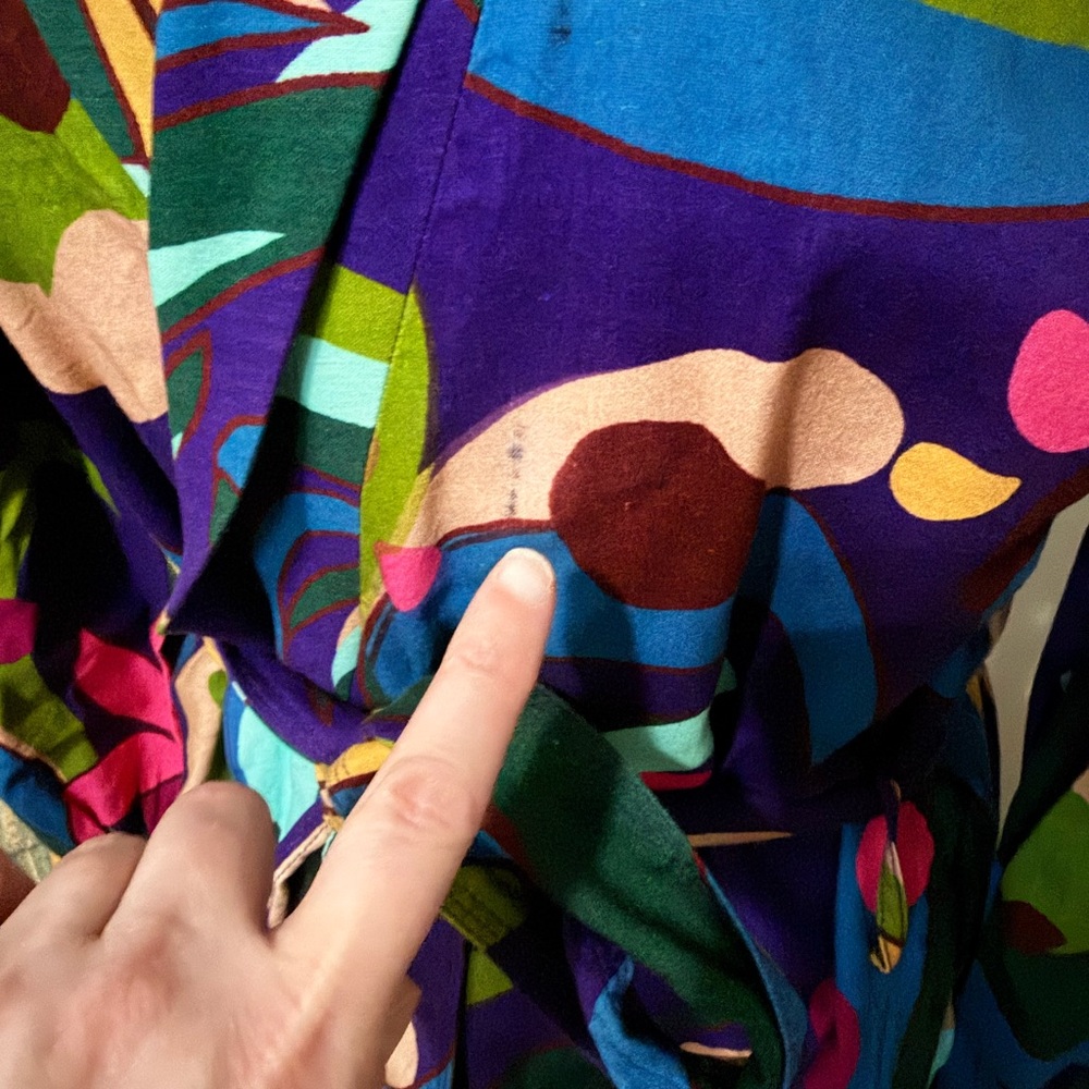 INC International Concepts Multicolor Floral duster jacket - Picture 3 of 15
